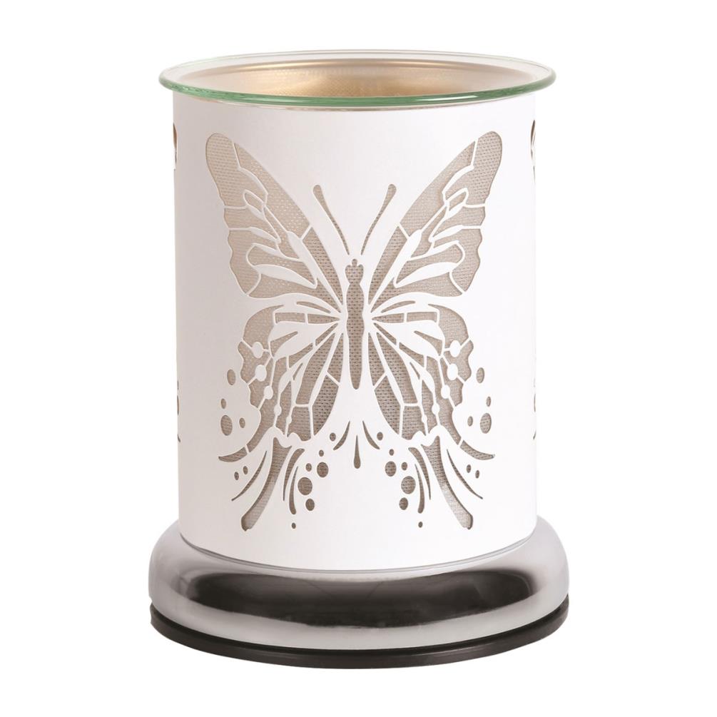 Aroma White Butterfly Touch Electric Wax Melt Warmer Extra Image 1